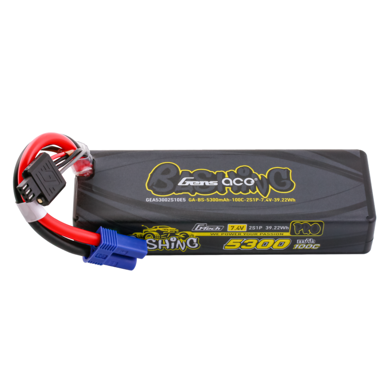 Gens ace G-Tech 5300mAh 2S 100C LiPo EC5 - Bashing do Losi Promoto-MX