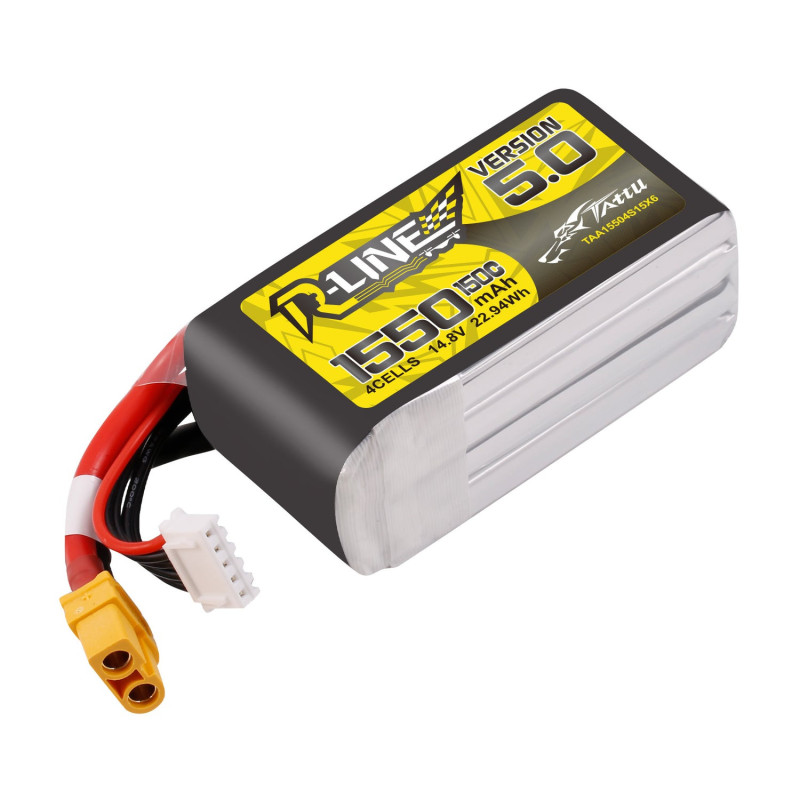 Tattu R-Line V5.0 1550mAh 4S 150C LiPo XT60 - Akumulator FPV Racing