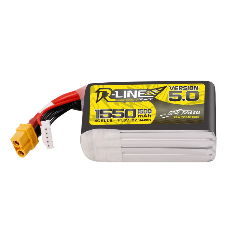 Tattu R-Line V5.0 1550mAh 4S 150C LiPo XT60 - Akumulator FPV Racing
