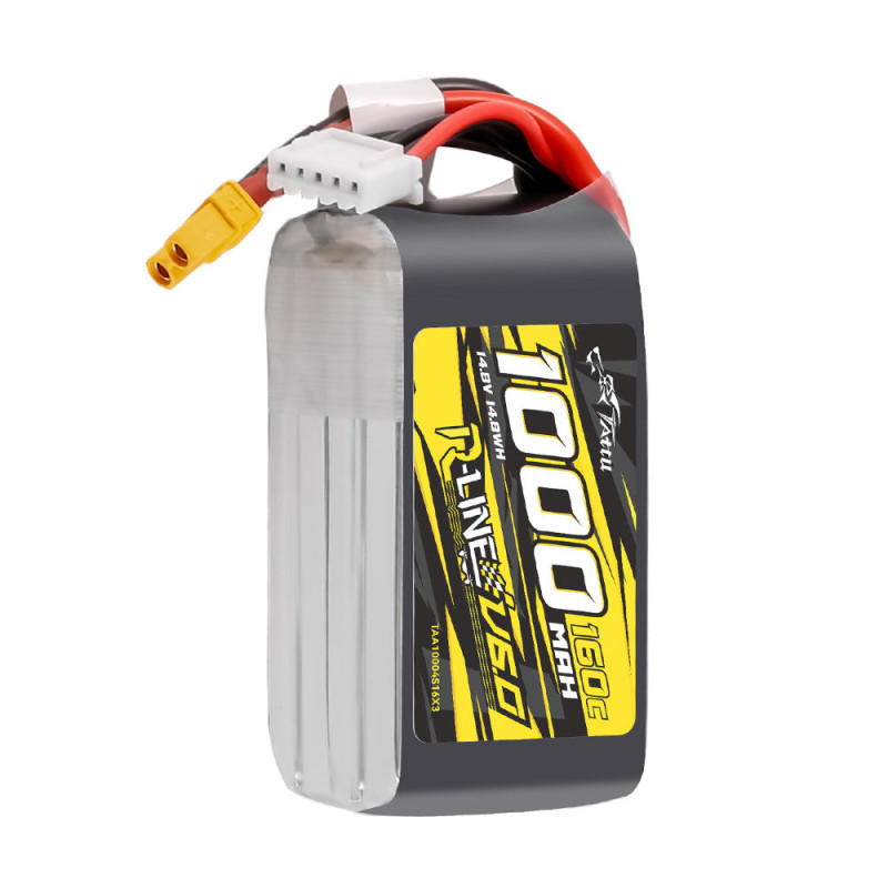 Tattu R-Line V6.0 1000mAh 4S 160C LiPo XT30 - Semi-Solid FPV