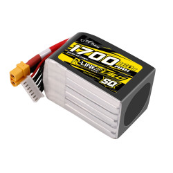 Tattu R-Line V6.0 1700mAh 6S 160C LiPo XT60 SQ - Semi-Solid FPV