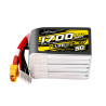 Tattu R-Line V6.0 1700mAh 6S 160C LiPo XT60 SQ - Semi-Solid FPV