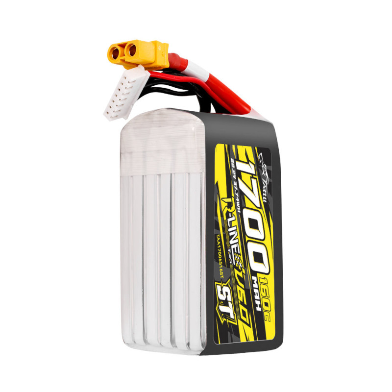 Tattu R-Line V6.0 1700mAh 6S 160C LiPo XT60 ST - Semi-Solid FPV