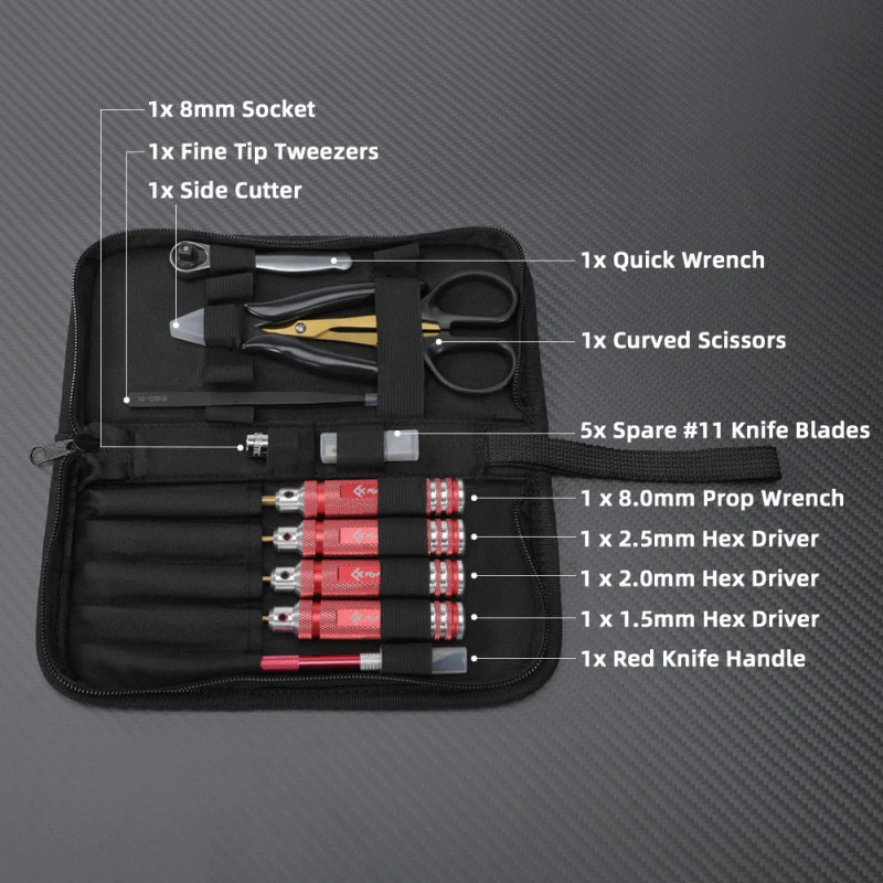 FlyFishRC Tool Kit 9PCS – FPV Tool Set | Avifly FPV Store
