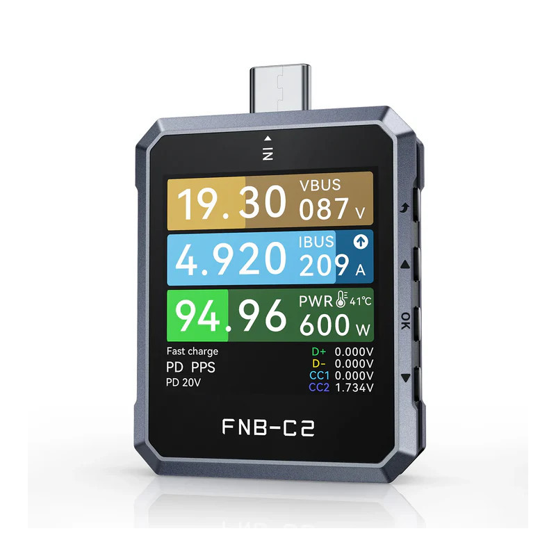 Tester USB-C FNIRSI FNB-C2 PD3.1 240W | Avifly
