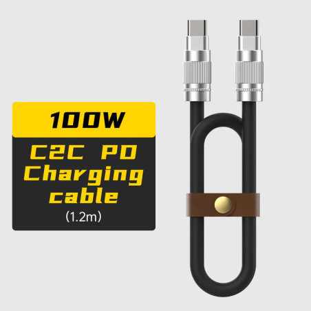 Przewód USB-C FNIRSI HS-01 100W PD 1.2m | Avifly
