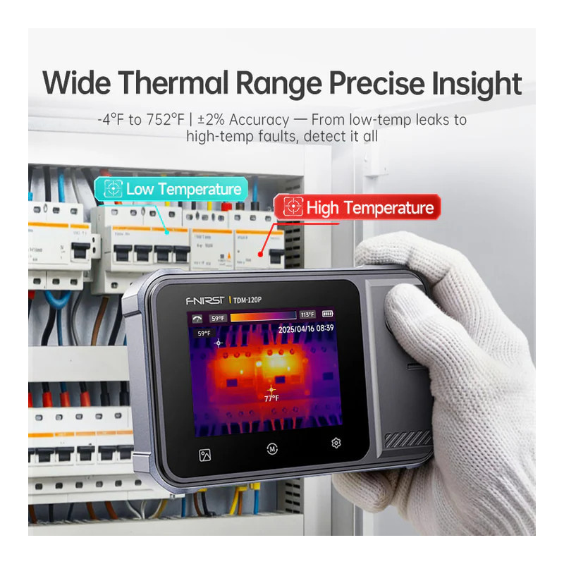 FNIRSI TDM-120 Thermal Imaging Camera 120×90 | Avifly