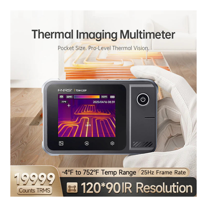 FNIRSI TDM-120P Thermal Imaging Camera and Multimeter 120×90 | Avifly
