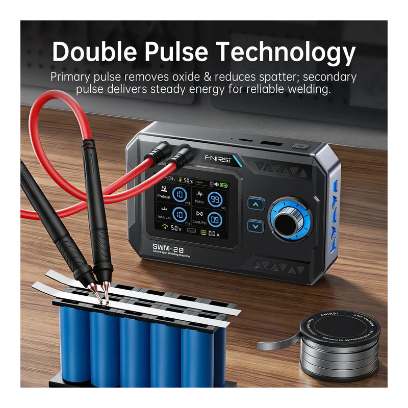 FNIRSI SWM-20 1200A 2-in-1 Spot Welder | Avifly