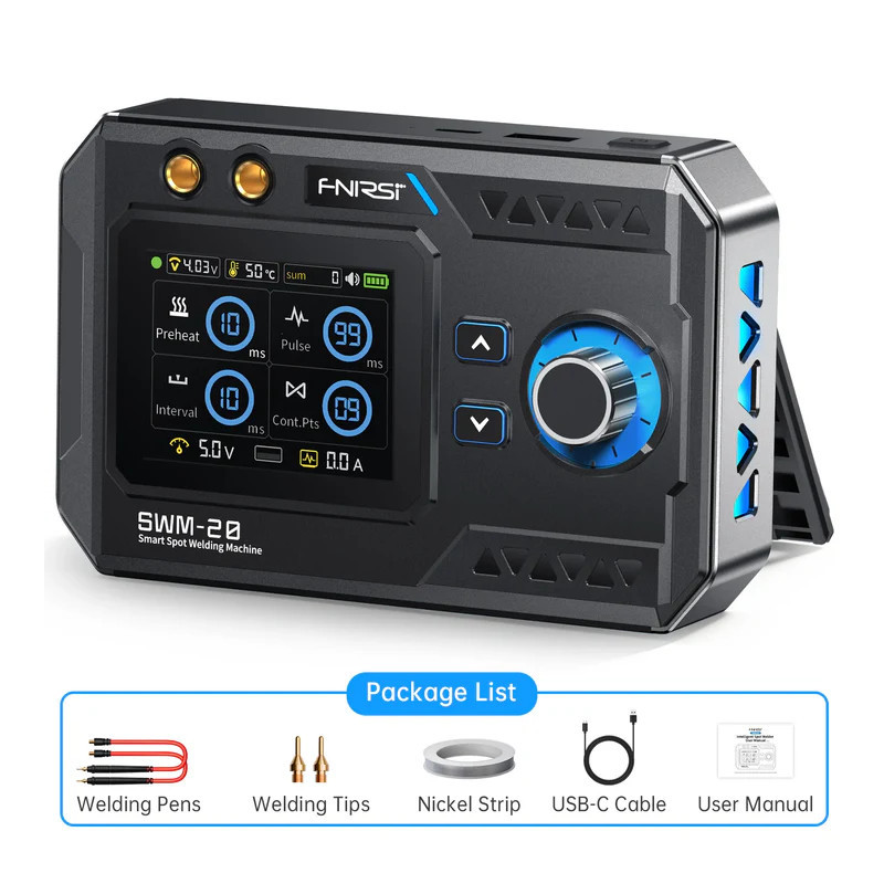 FNIRSI SWM-20 1200A 2-in-1 Spot Welder | Avifly