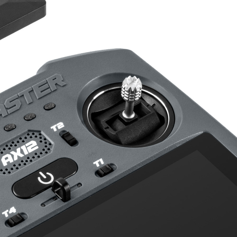 RadioMaster AX12 tył obudowy z Nano module bay i hakiem na lanyard
