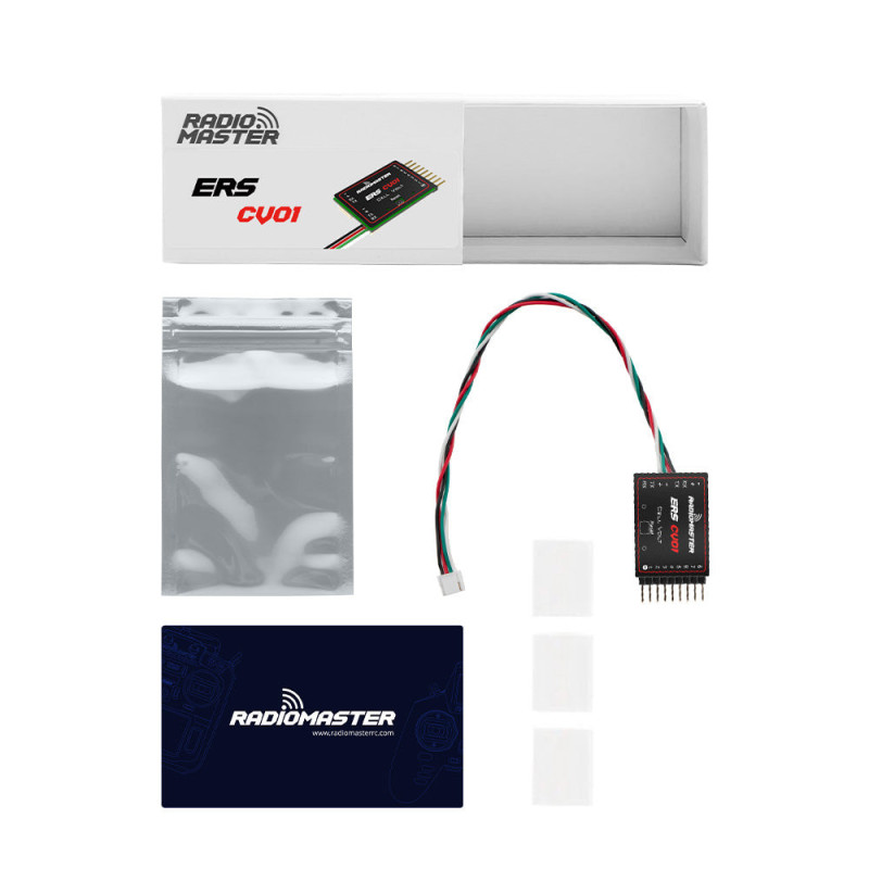 RadioMaster ERS-CV01 - Precision Cell Voltage Sensor for compatible ExpressLRS PWM Receivers