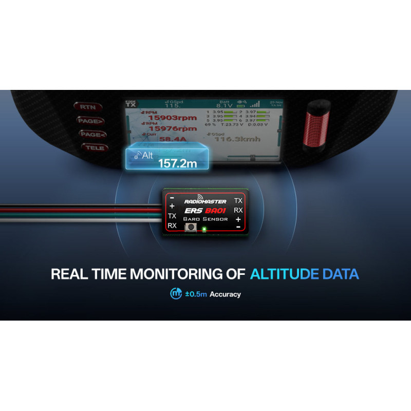 ERS-BA01 - Precision Barometric Altitude Sensor for ExpressLRS Systems