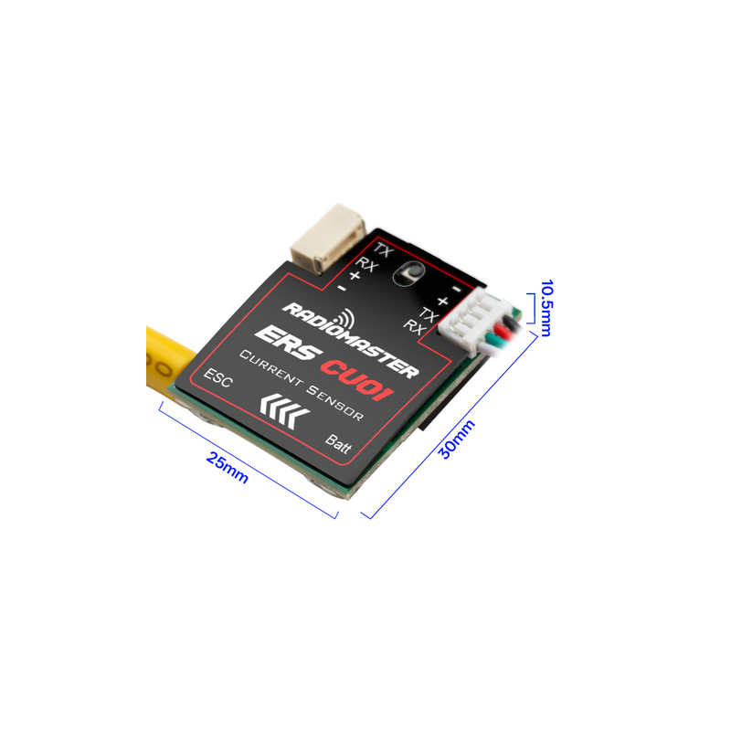 ERS-CU01 - Real-Time Current Sensor for compatible ExpressLRS PWM Receivers
