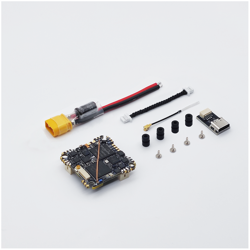 HDZero AIO15 zestaw akcesoriów XT30 śruby gumki adapter kondensator