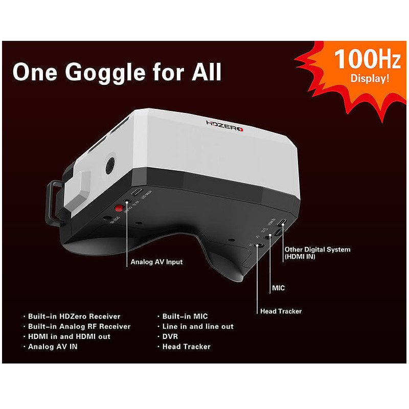 HDZero BoxPro+  gogle 100Hz