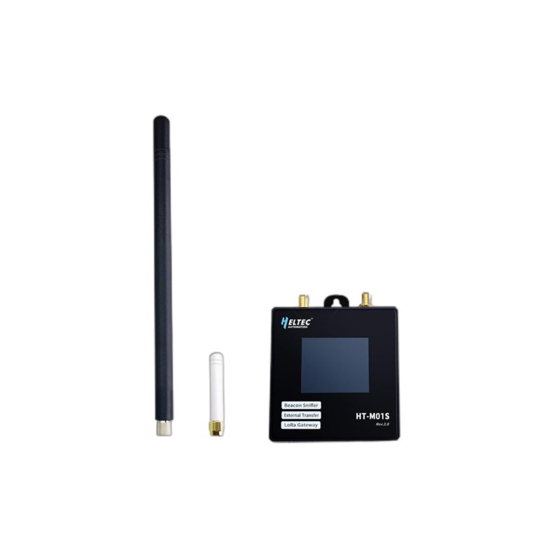 Heltec HT-M01S V2 porty RJ45 USB-C i złącza anten