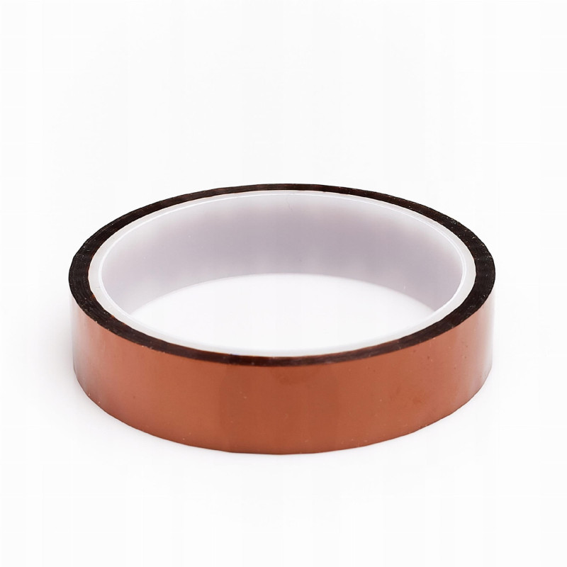 Taśma poliamidowa (Kapton) 20 mm × 30 m – odporna na wysoką temperaturę