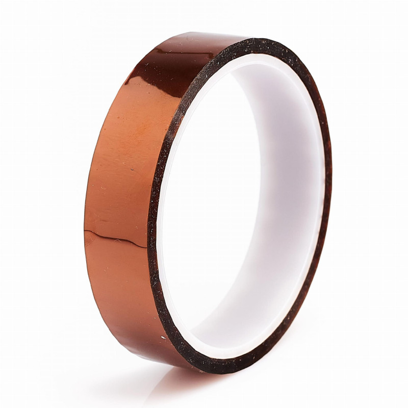Taśma poliamidowa (Kapton) 20 mm × 30 m – odporna na wysoką temperaturę
