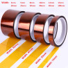 Taśma poliamidowa (Kapton) 20 mm × 30 m – odporna na wysoką temperaturę różne rozmiary