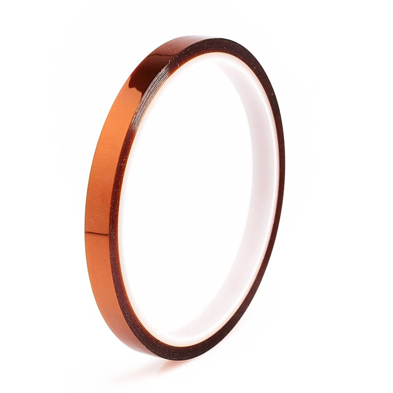 Taśma poliamidowa Kapton 8 mm × 30 m Avifly widok z boku