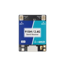 Odbiornik ELRS GEPRC C3 Gemini Xrossband - 915MHz i 2.4GHz, dual-band, CRSF, 5V