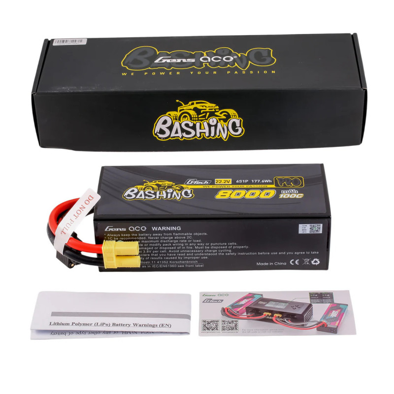 Akumulator LiPo Gens ace 8000mAh 6S 100C | Avifly