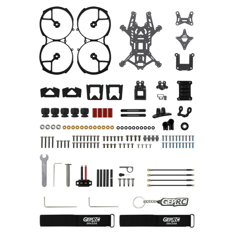 Rama FPV GEPRC GEP-CL35 V3 Frame - Cinewhoop 3.5 cala, DJI O4 Air Unit Pro, 142mm