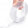 Przezroczysta taśma Nano Gel 40 mm × 3 m × 2 mm – dwustronna, wodoodporna