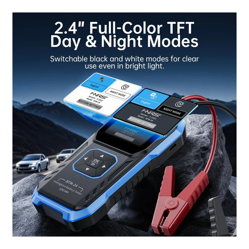 Tester Akumulatorów FNIRSI BTM-24 12V 24V | Avifly