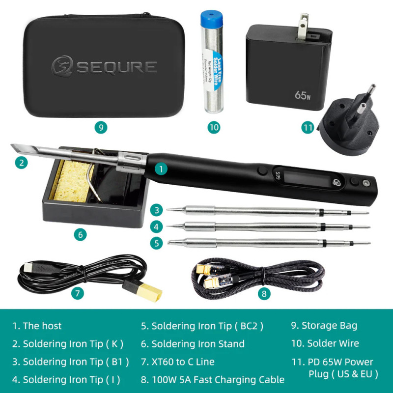 Lutownica SEQURE S99 Kit C245 150W | Avifly