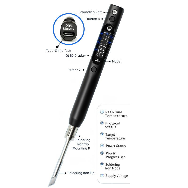 Lutownica SEQURE S99 Kit C245 150W | Avifly