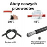 Przewód silikonowy Avifly10AWG 5,3mm2 czarny 1m, przewód silikonowy