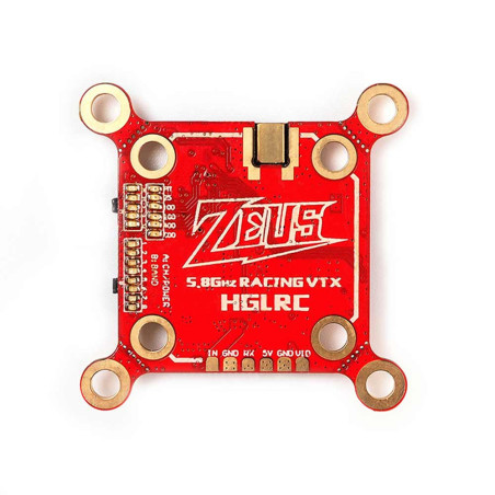 Nadajnik Wideo FPV HGLRC Zeus VTX 800mW - 5.8GHz, 40CH, montaż 20x20 / 30x30 mm, MMCX