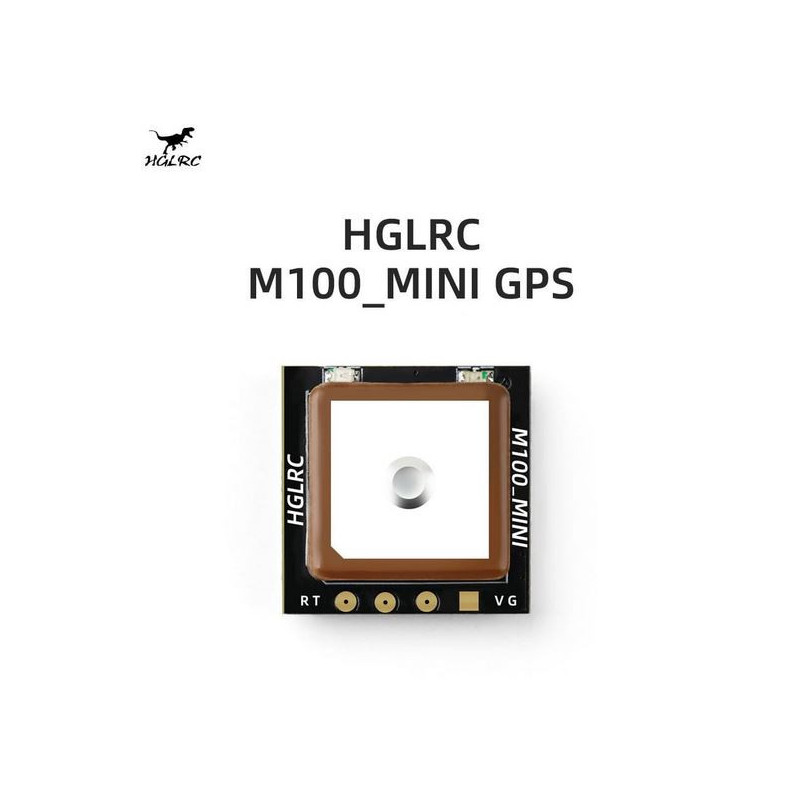 Moduł GPS HGLRC M100 Mini - M10 UBLOX 10Hz, 15x15mm, do dronów FPV 2-7 cali