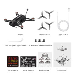 Dron FPV HGLRC Rekon35 V2 Long Range - 3.5 cala, ELRS 2.4G, Analog / O4 Lite HD