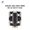 Regulator ESC HGLRC 60A 4IN1 MINI 8S AM32 V1 - 32-bitowy ESC do drona FPV, 20x20 mm, 3-8S
