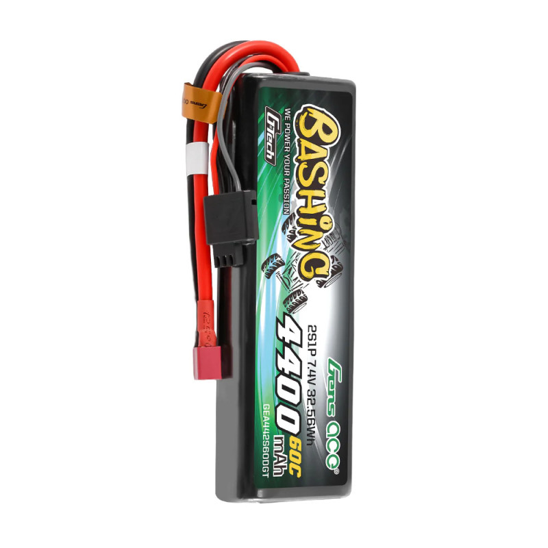 Akumulator LiPo Gens ace Bashing G-Tech 4400mAh 2S 60C T-plug Hardcase