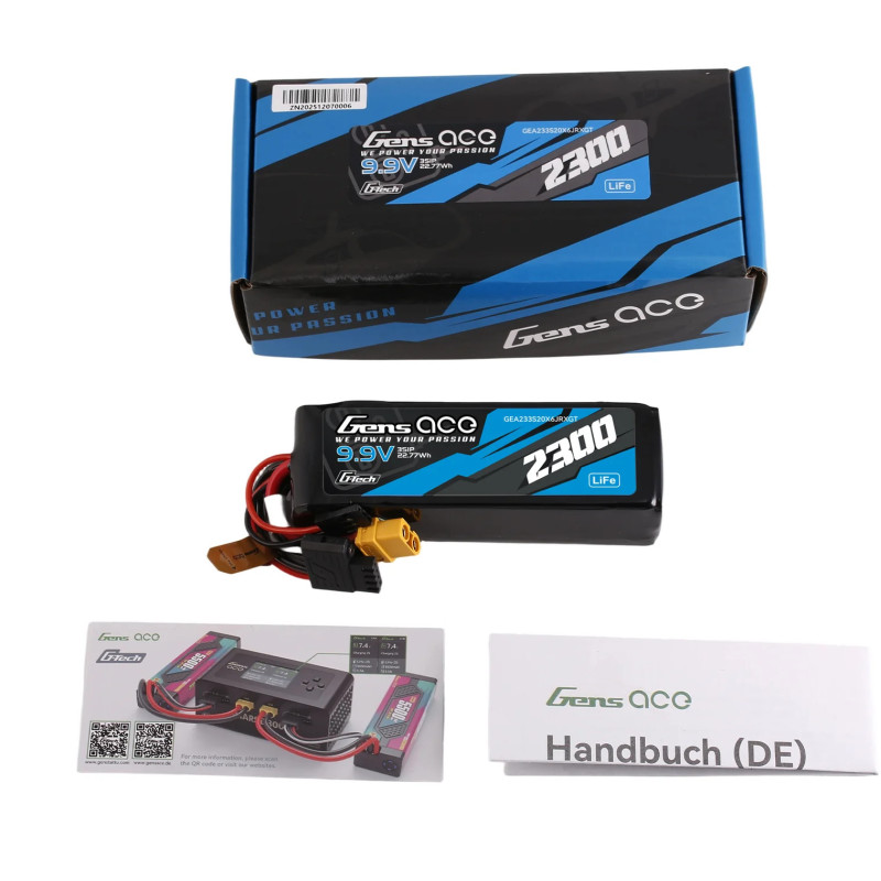 Akumulator LiFe Gens ace 2300mAh 3S 20C | Avifly