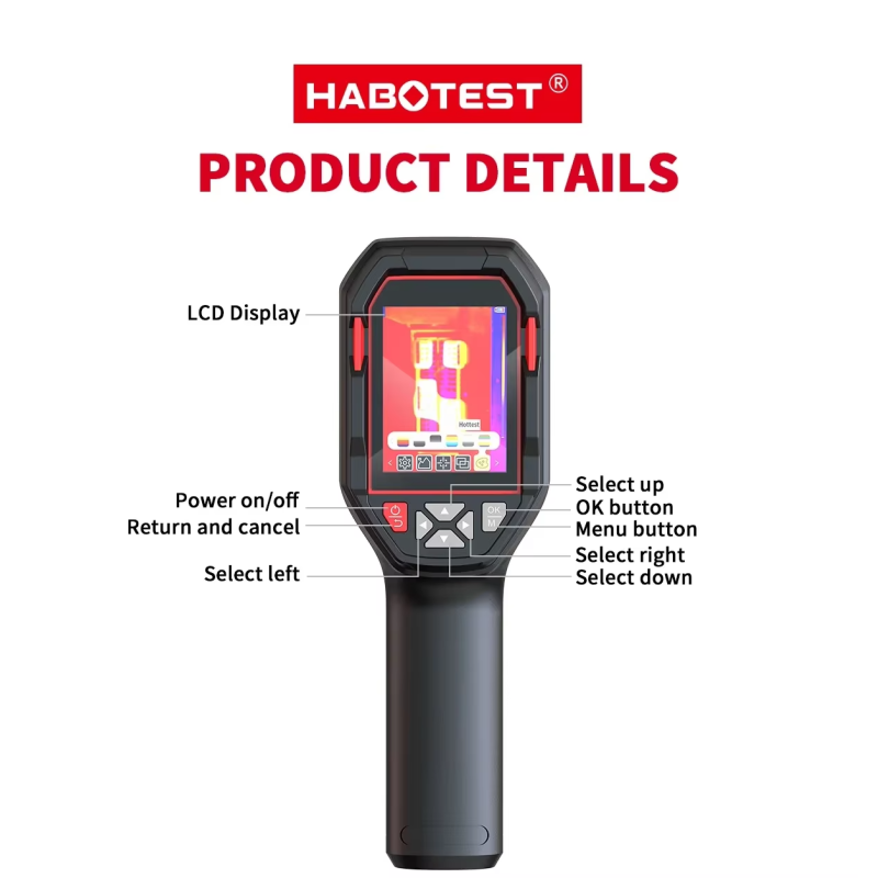 Kamera termowizyjna Habotest HT821A - 96x96, Super Resolution 240x240, -20 do 550C