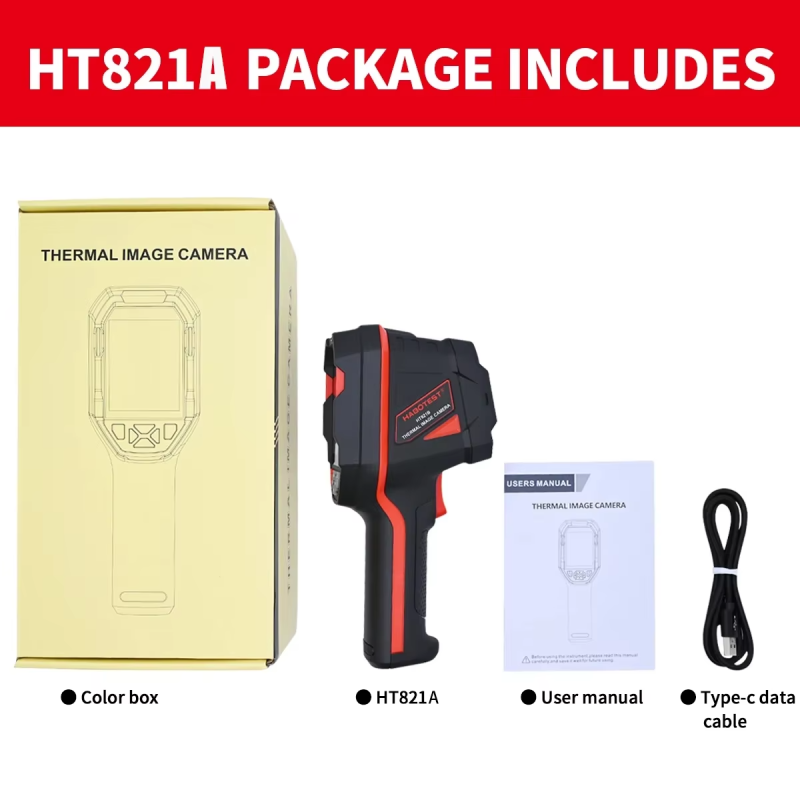 Kamera termowizyjna Habotest HT821A - 96x96, Super Resolution 240x240, -20 do 550C