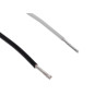 Przewód PTFE Teflon 26 AWG 0.125 mm2 - miedź cynowana, 600V, czarny/biały
