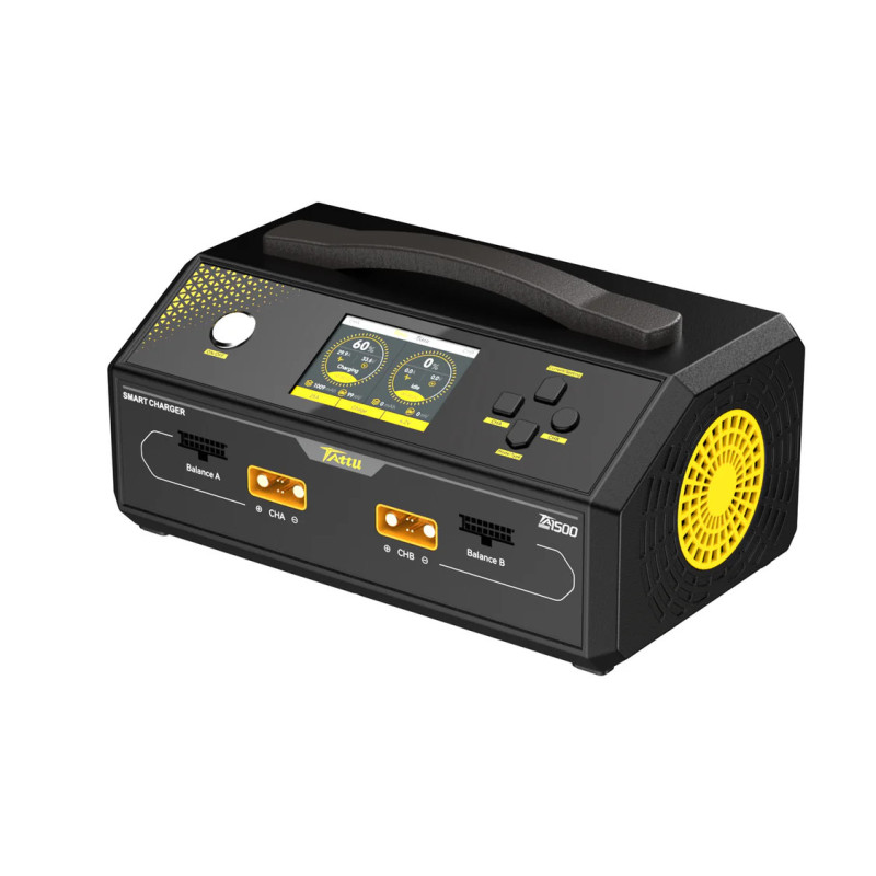 Ładowarka RC Tattu TA1500 Dual Smart Charger - 2 kanały, 30A, 1500W, LiPo LiHV LiUHV 6-14S