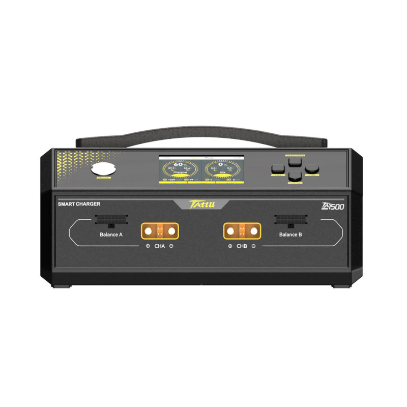 Ładowarka RC Tattu TA1500 Dual Smart Charger - 2 kanały, 30A, 1500W, LiPo LiHV LiUHV 6-14S
