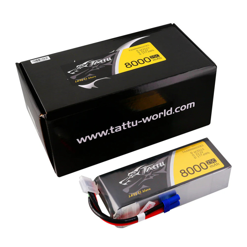 Akumulator LiPo Tattu 8000mAh 6S 25C | Avifly