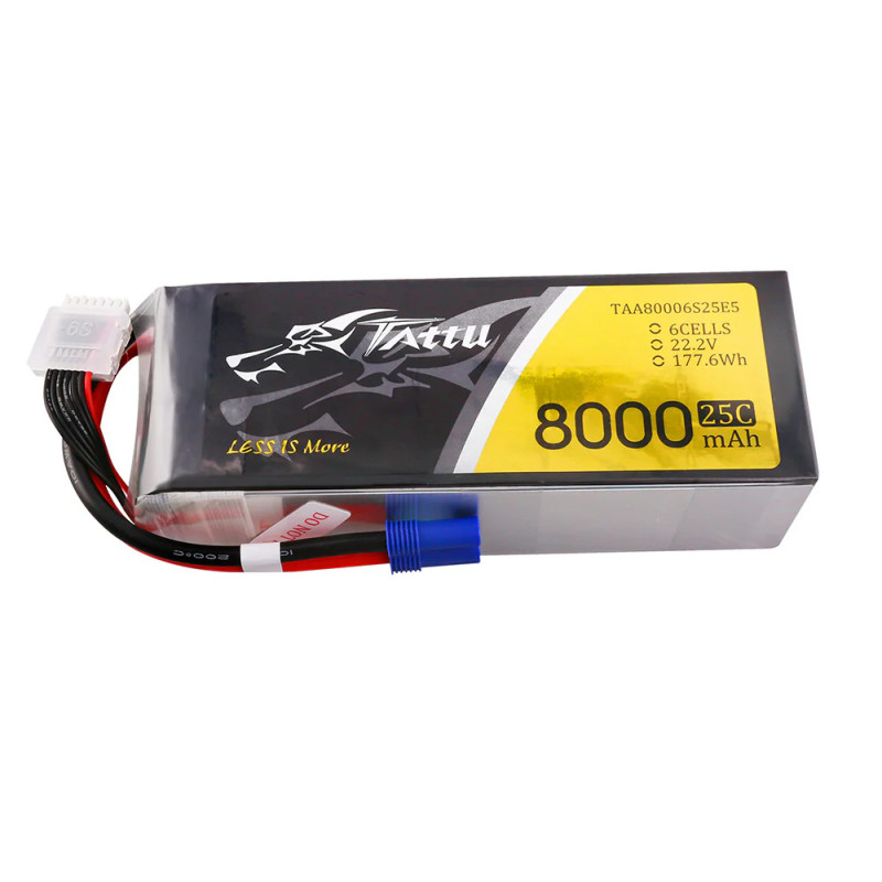 Akumulator LiPo Tattu 8000mAh 6S 25C | Avifly