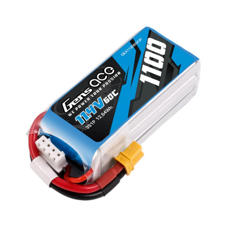 Akumulator LiPo Gens ace 1100mAh 3S 60C XT30 | Avifly