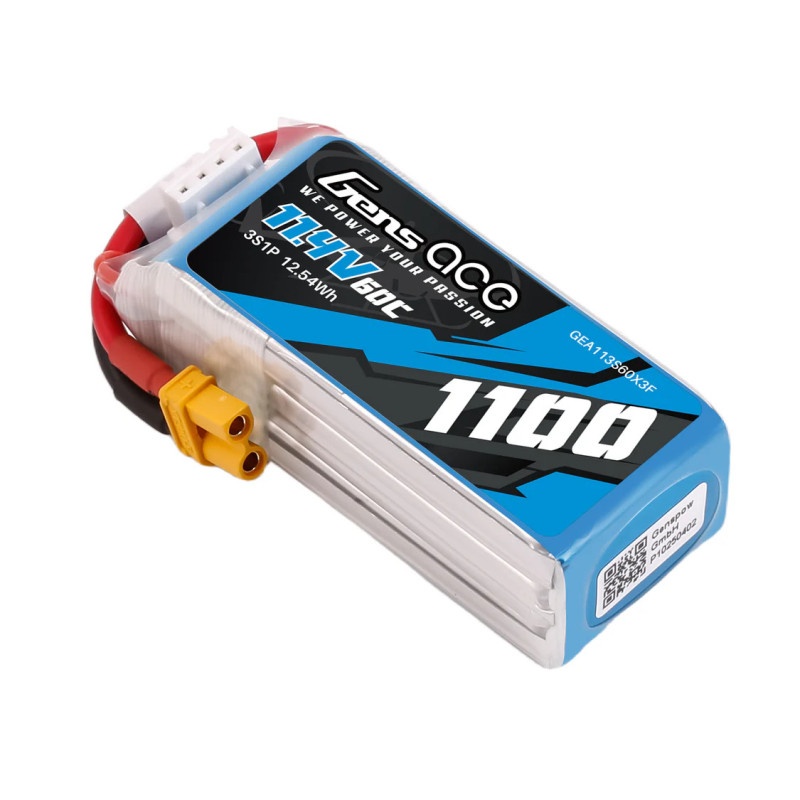 Akumulator LiPo Gens ace 1100mAh 3S 60C XT30 | Avifly
