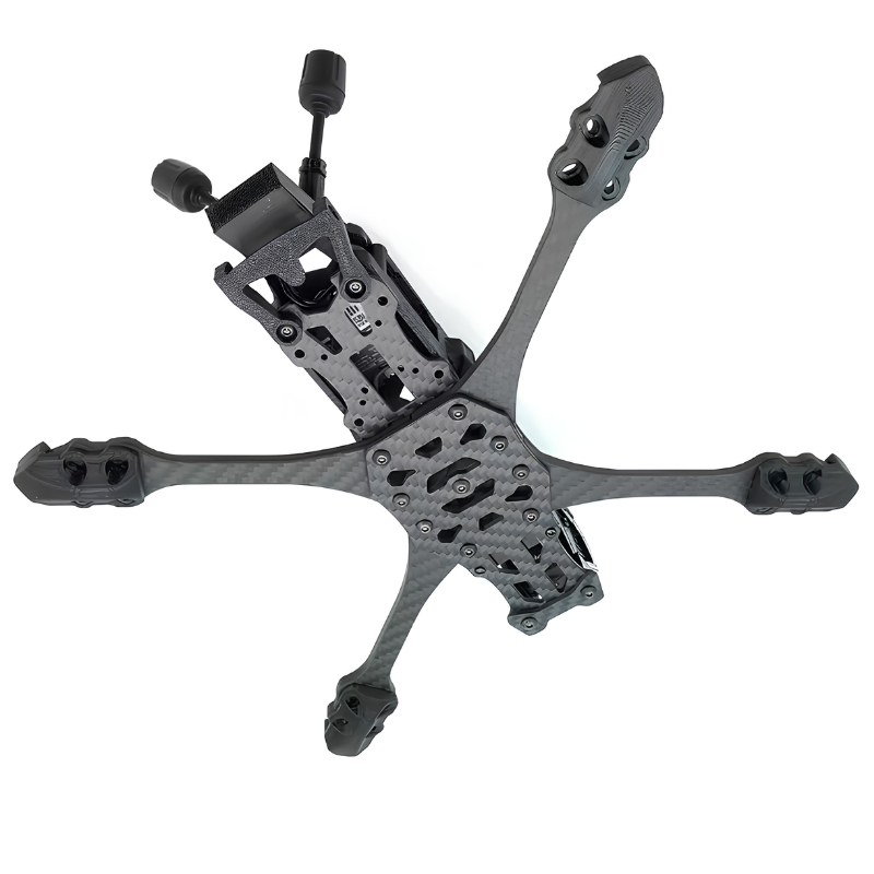 Rama FPV Avifly Mark5 O4 Pro X Frame Kit Black - 5 cali, karbon, freestyle