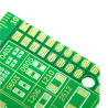 Płytka treningowa do lutowania Avifly - PCB 40x100 mm, 2-warstwowa, do nauki lutowania FPV